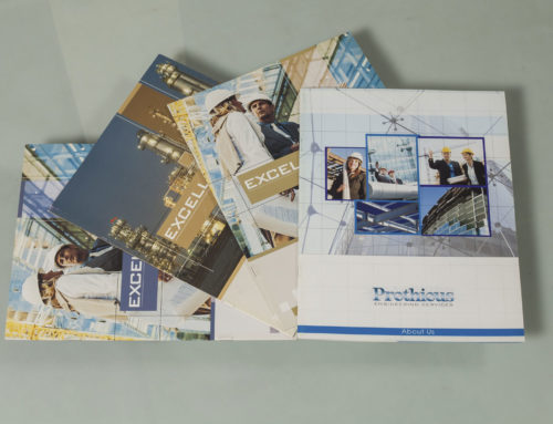 Brochures and Marketing Collaterals Designed and Printed for Prothious (USA)